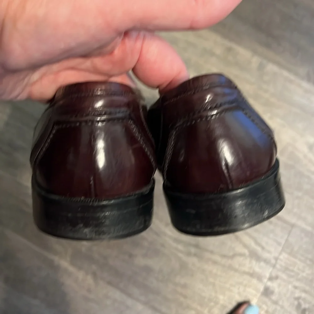 Johnston & Murphy Men's Dark Brown Tassel Loafers